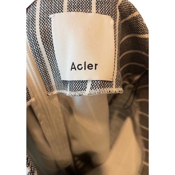 ACLER Skirt Womens 4 Long Designer Classic Black White High Low Wrap Luxury - Picture 6 of 9